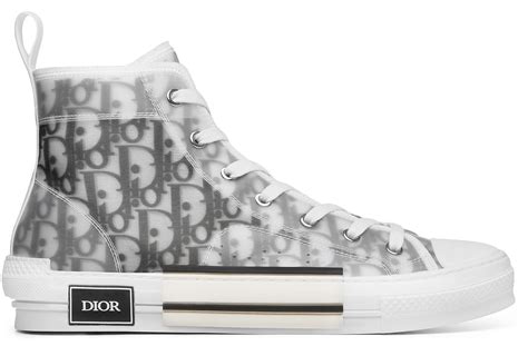 high top sneakers in dior oblique|dior b23 high top sneakers.